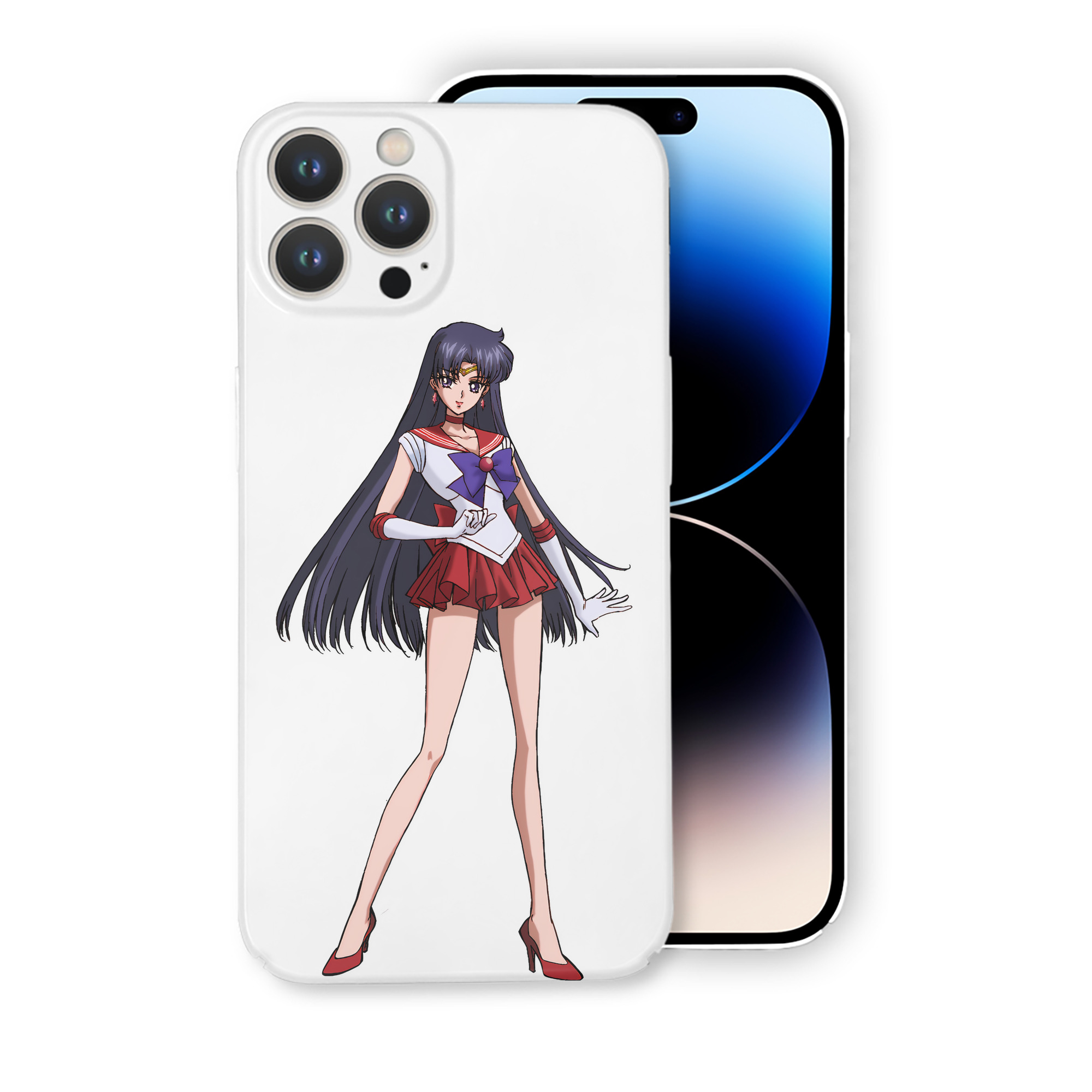 （画像用） 美少女戦士セーラームーン 火野レイ ひの レイ Sailor Moon Hino Rei （セーラーマーズ,Sailor Mars） 【iPhone 14シリーズ対応】ハードケース